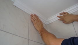 Como colocar moldura de gesso: Passo a passo